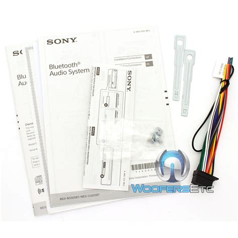 sony mex nbt radio wiring diagram sony model mex nbt bluetooth audio system stereo