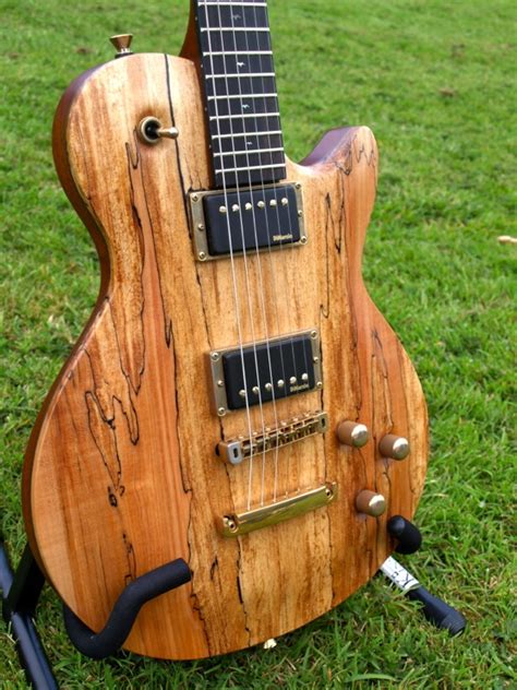 lag imperator  spalted maple posh guitars