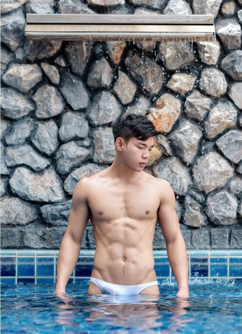 the gay side of life asian hunk in a pool nswf
