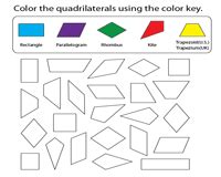 identifying quadrilaterals worksheets quadrilaterals worksheet