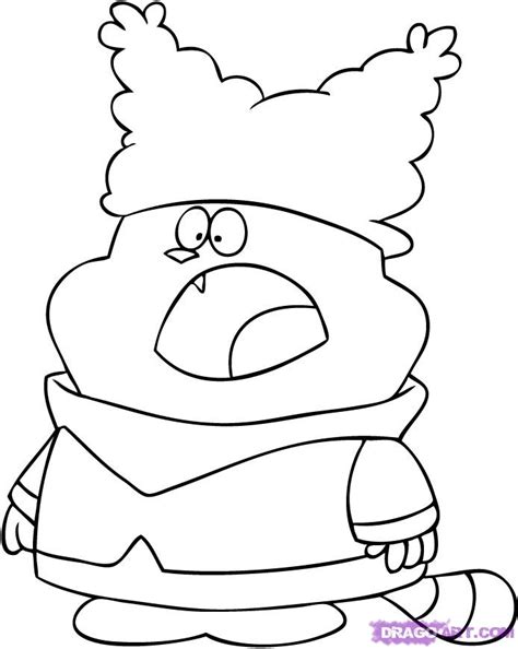cartoon character coloring pages    print