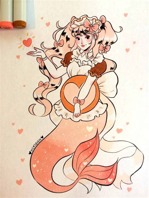 vicki vickisigh twitter mermaid art mermaid artwork art