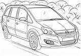 Coloring Opel Zafira 2007 Pages Printable Hybrid Altima Nissan Description Categories sketch template