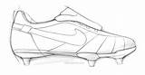 Soccer Drawing Cleats Shoes Drawings Shoe Paintingvalley sketch template