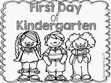 Kindergarten Coloring First Pages sketch template