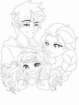 Elsa Jack Frost Coloring Pages Template Queen Sketch sketch template