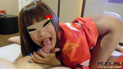 sexy asian aki takes a hot load to the face