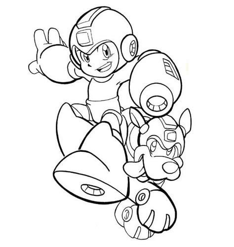 mega man coloring pages  printable coloring pages  kids