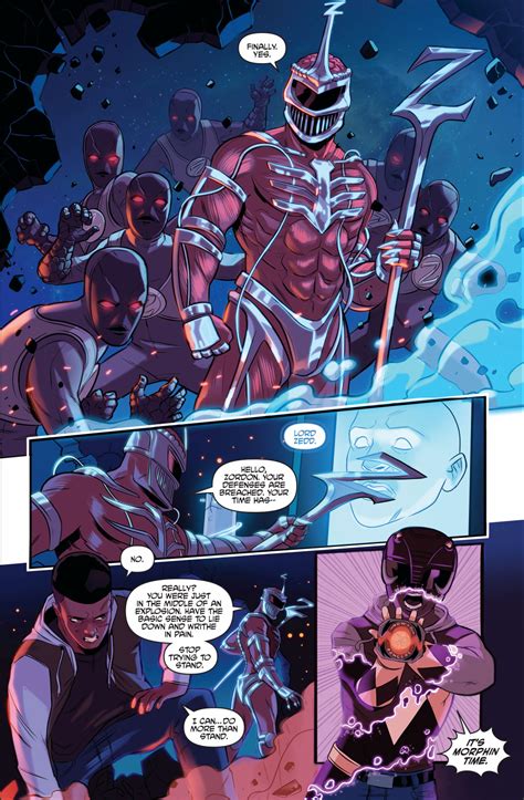 Black Ranger Vs Lord Zedd Comicnewbies