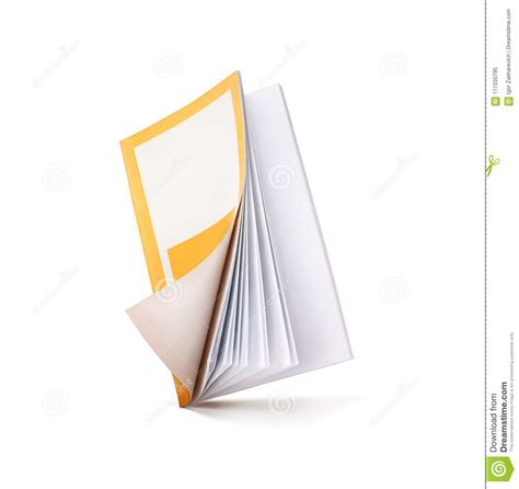 open book  clean pages isolated stock image image  object