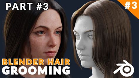 Blender Tutorial How To Make Female Long Hair [part 03] Youtube