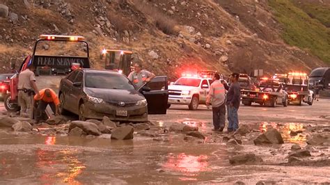 flash flooding triggers massive mudslides  southern california