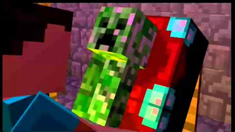 Minecraft Animacje 1 Narodziny Creepera Youtube