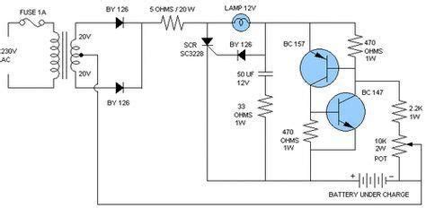 car battery charger circuit diagram batterycharger car battery charger automatic battery
