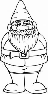 Gnome Coloring Pages Getdrawings sketch template