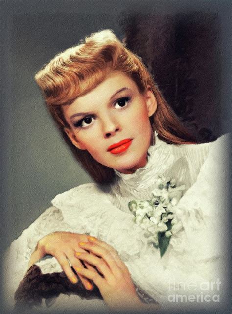 Judy Garland Hollywood Icon Painting By John Springfield Fine Art