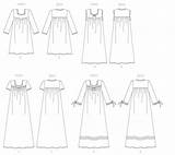 Sewing sketch template