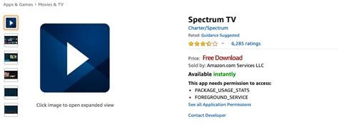 spectrum tv app  firestick  install  tech thanos
