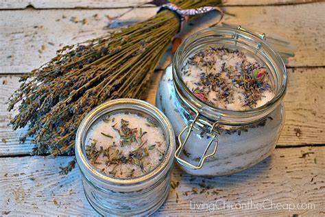homemade bath salts lavender foot and body soak