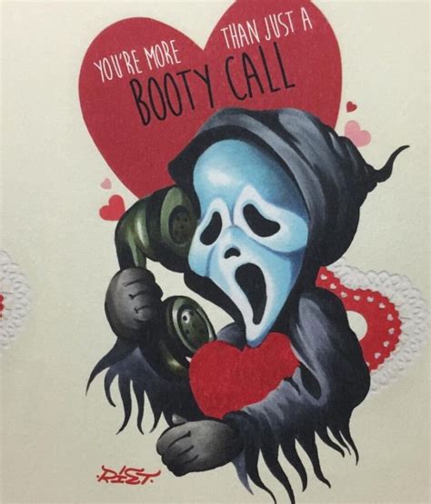 horror valentines cards  boyfriend girlfriend friend