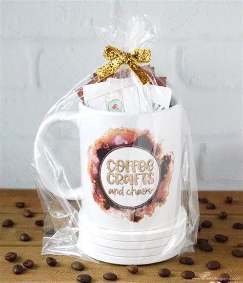 diy coffee mug coaster gift set artsy fartsy mama
