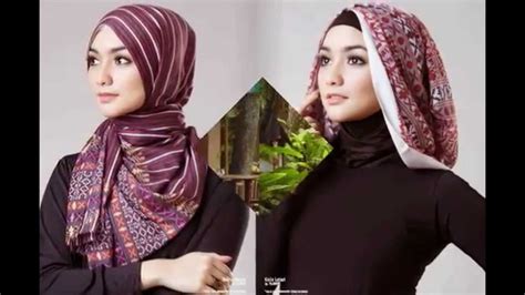 gambar tutorial hijab segi empat elzatta tutorial hijab