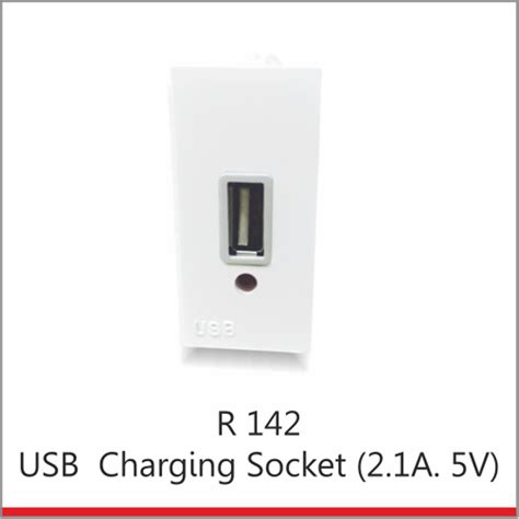 usb charging socket  rs piece modular usb charger socket