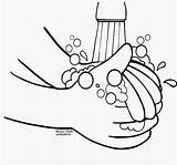 Washing Hands Coloring Hand Pages Printable Wash Drawing Color Getcolorings Print Getdrawings sketch template