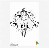 Coloring Magneto sketch template