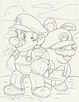 Coloring Pages Mario Battle Rabbids Kingdom Super Bros Smash Characters Disney Switch Tumblr Yoshi Colouring sketch template