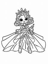 Omg Lol Doll Surprise Coloring Dolls Pages Kids Diva Lady Fun Most Drawing Populair sketch template