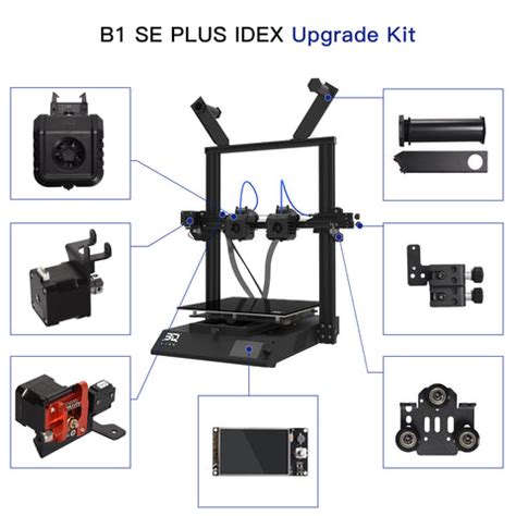biqu  se  dual  upgrade kit idex upgrade kit biqu equipment