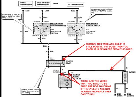 wiring diagram   ford starter relay solenoid divine model starter solenoid wiring