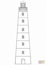 Coloring Lighthouse Pages Printable Lighthouses Categories sketch template