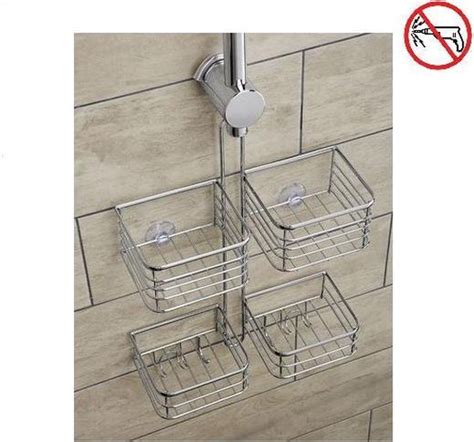 doucherek hangend zonder boren badkamer rekje douche doucherekjes hangend zonder bolcom
