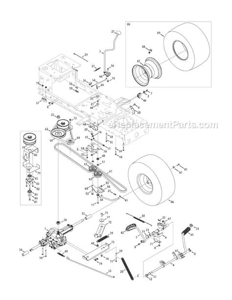 troy bilt wxks parts list  diagram bronco  ereplacementpartscom riding