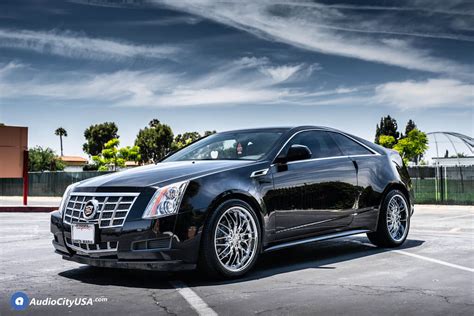 staggered mrr wheels gt chrome rims   cadillac cts coupe rwd