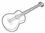 Gitarre Ausmalbild Kostenlos Malvorlagen Drucken Ausdrucken sketch template
