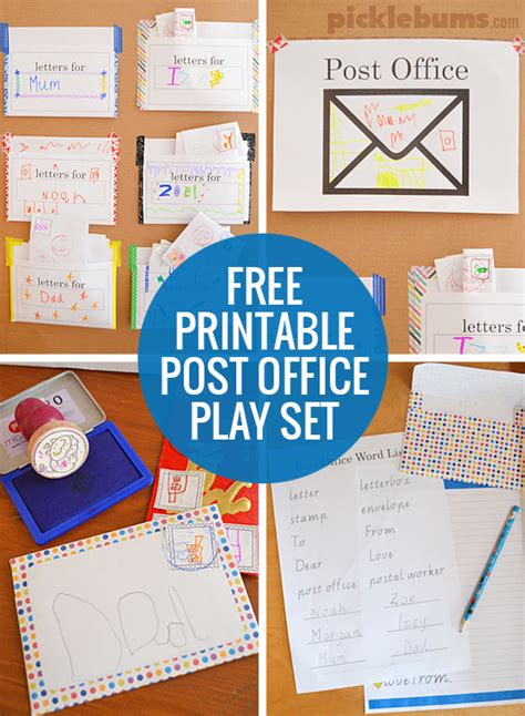 community helper series postman printables  crafts