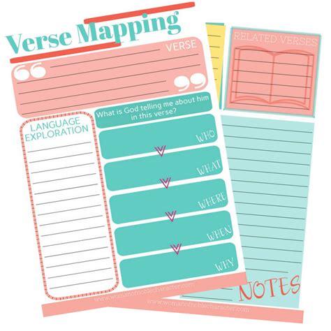 printable verse mapping template