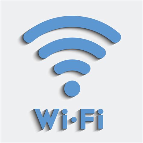 wifi zone blue vector emblem techhub