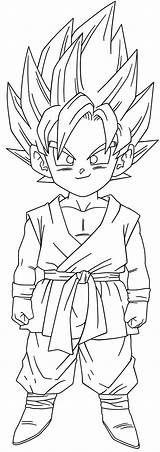 Goku Ssj2 Albanysinsanity Sheets Dbz Coloriage Gohan Zeichnung Leerlo Pdfa Desde Trunks sketch template