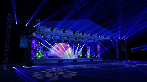 outdoor stage lighting effect tachyon light