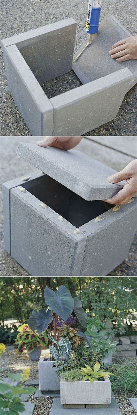 Diy Concrete Planter Box Diy Concrete Planters Concrete Planters