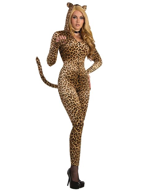 womens sexy leopard jumpsuit costume 2018 womens