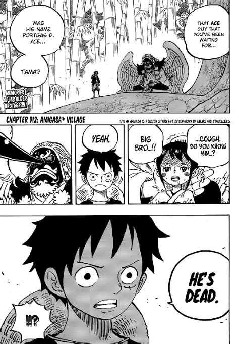Have We Seen Luffy Discuss Ace S Death After The Time Skip