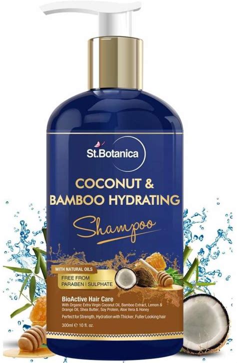 St Botanica Coconut Oil And Bamboo Hair Strengthening Shampoo 300ml