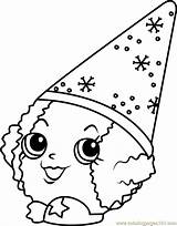 Shopkins Coloring Pages Shopkin Snow Season Crush Cone Color Printable Dolls Drawing Colour Book Sheets Print Kids Online Toys Colouring sketch template