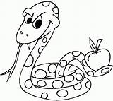 Serpientes Animales sketch template