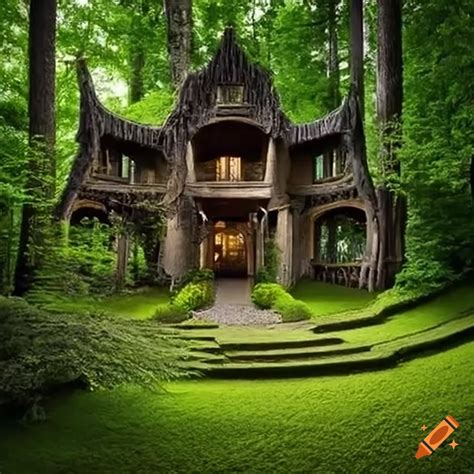 image   magical living tree mansion  craiyon